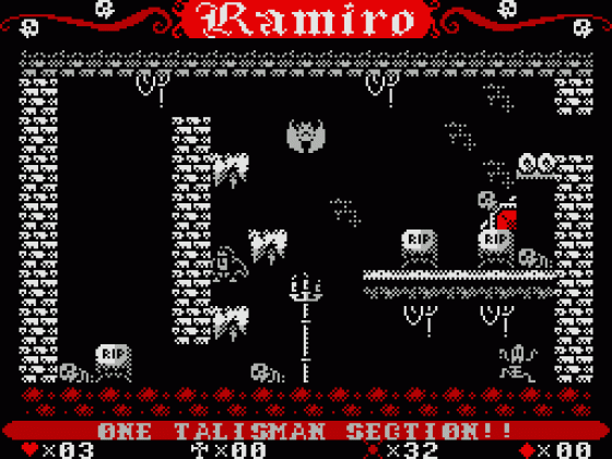 Ramire The Vampire Screenshot 14 (ZX Vega)