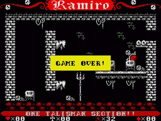 Ramire The Vampire Screenshot 15 (ZX Vega)