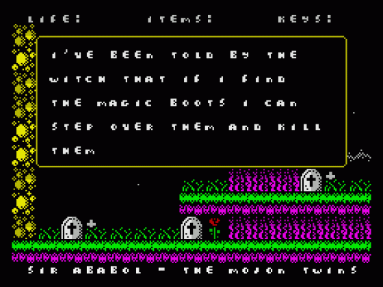 Sir Ababol DX Screenshot 11 (ZX Vega)