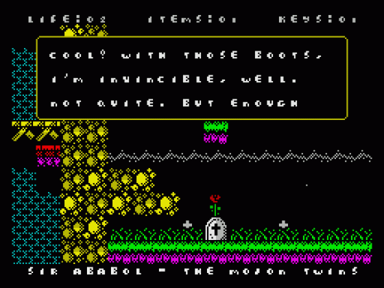 Sir Ababol DX Screenshot 16 (ZX Vega)