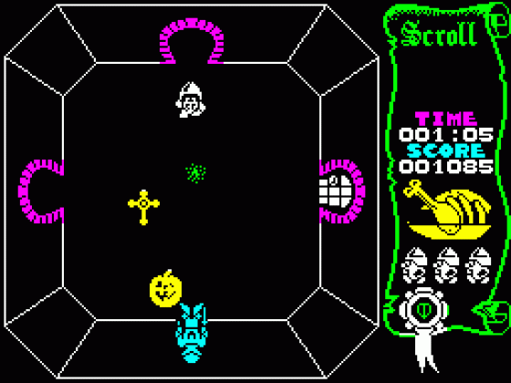 Atic Atac Screenshot 6 (ZX Vega)