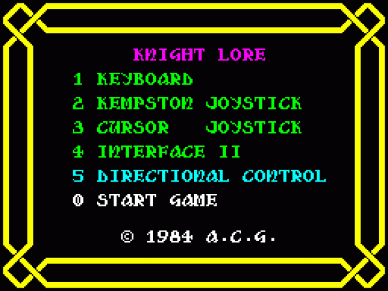 Knight Lore Screenshot 6 (ZX Vega)