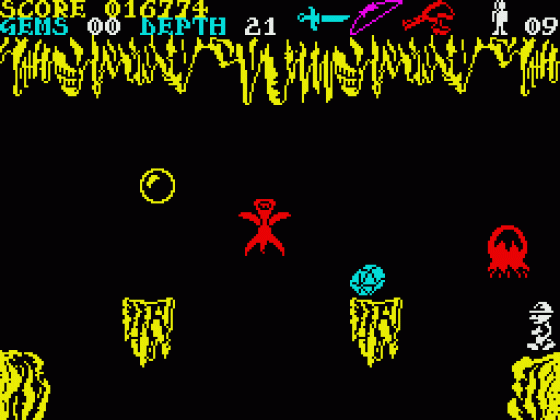 Underwurlde Screenshot 6 (ZX Vega)