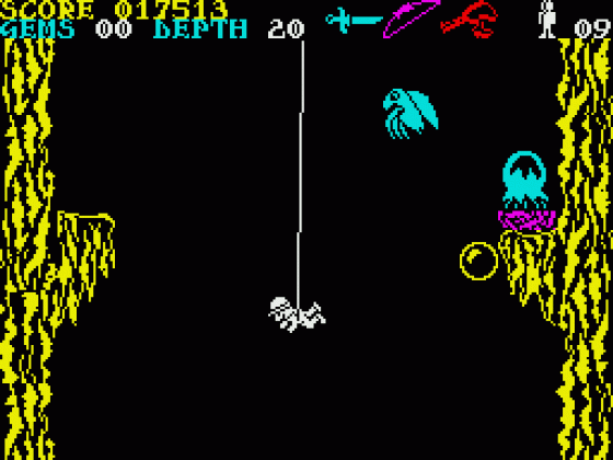 Underwurlde Screenshot 7 (ZX Vega)