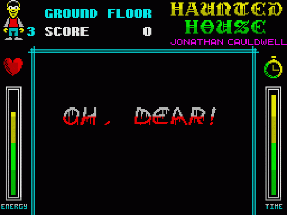 Haunted House Screenshot 12 (ZX Vega)