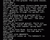 The Worm In Paradise Screenshot 3 (BBC Model B)