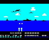 Beach Head Screenshot 2 (Acorn Electron)