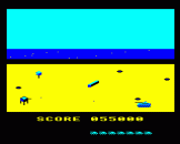 Beach Head Screenshot 38 (Acorn Electron)