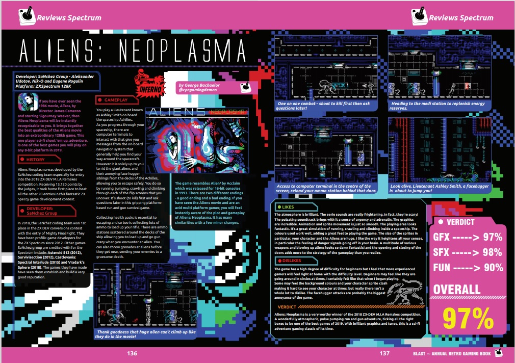 Aliens: Neoplasma: Greatest Game For The Spectrum Since The Last One