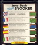 Steve Davis World Snooker Back Cover