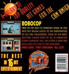 Robocop Back Cover