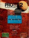 Pro Tennis Tour 2 Back Cover