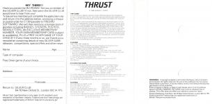 Thrust Back Cover