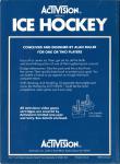 Ice Hockey Back Cover