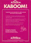 Kaboom! Back Cover