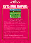 Keystone Kapers Back Cover