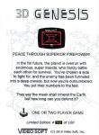 3-D Genesis Back Cover