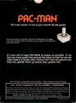 Pac-Man Back Cover