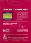 Demons to Diamonds Back Cover