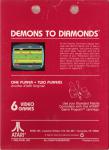 Demons to Diamonds Back Cover