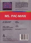 Ms. Pac-Man Back Cover