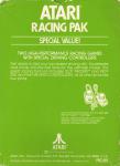 Racing Pak Back Cover