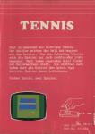 Tennis Back Cover