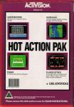 Hot Action Pak: Ghostbusters/Tennis/Plaque Attack/River Raid Back Cover