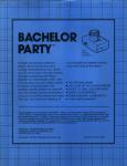 Bachelor Party Back Cover