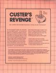 Custer's Revenge Back Cover