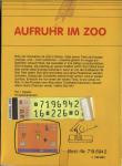 Aufruhr im Zoo Back Cover