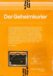 Der Geheimkurier Back Cover