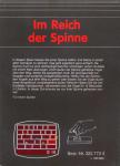 Im Reich der Spinne Back Cover