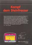 Kampf dem Steinfresser Back Cover