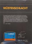 Wüstenschlacht Back Cover