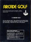 Arcade Golf Back Cover