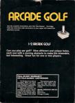 Arcade Golf Back Cover