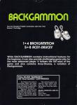 Backgammon Back Cover