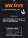 Dare Diver Back Cover