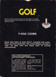 Golf Back Cover