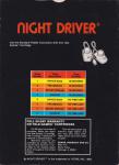 Night Driver Back Cover