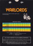 Warlords Back Cover