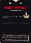 Yars' Revenge Back Cover