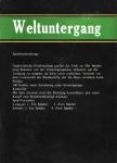 Weltuntergang Back Cover