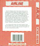 Airline Back Cover