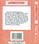 Dambusters Back Cover