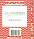 Mountain Shoot Back Cover