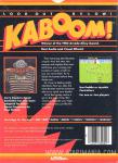 Kaboom! Back Cover