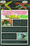 The Hulk Back Cover