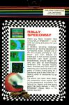 Rally Speedway Back Cover